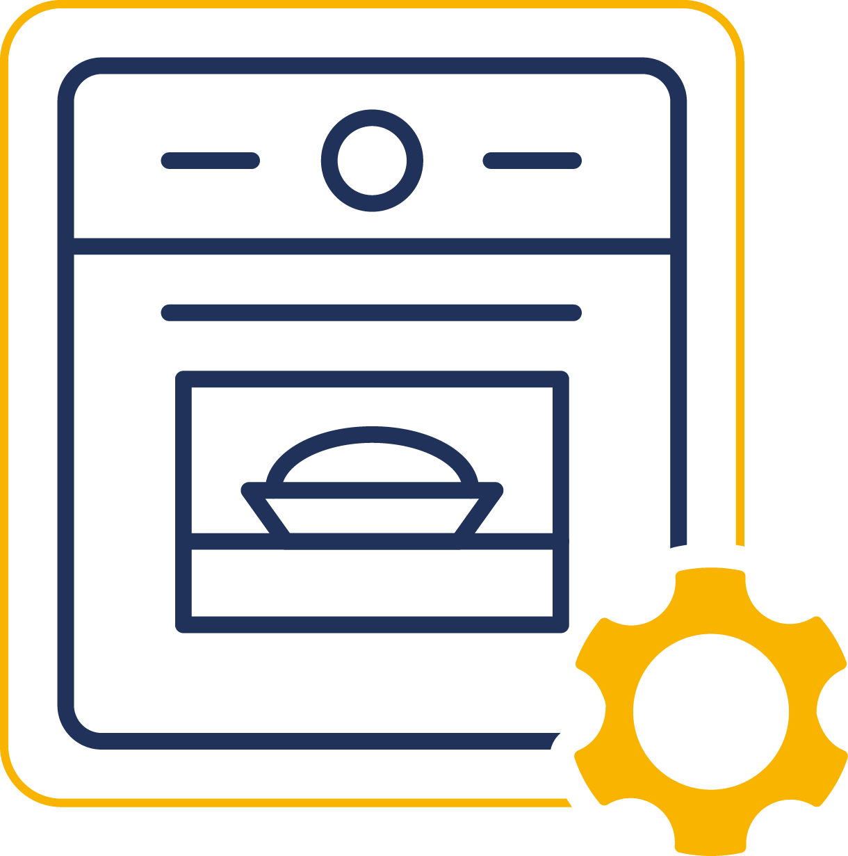 oven yellow icon